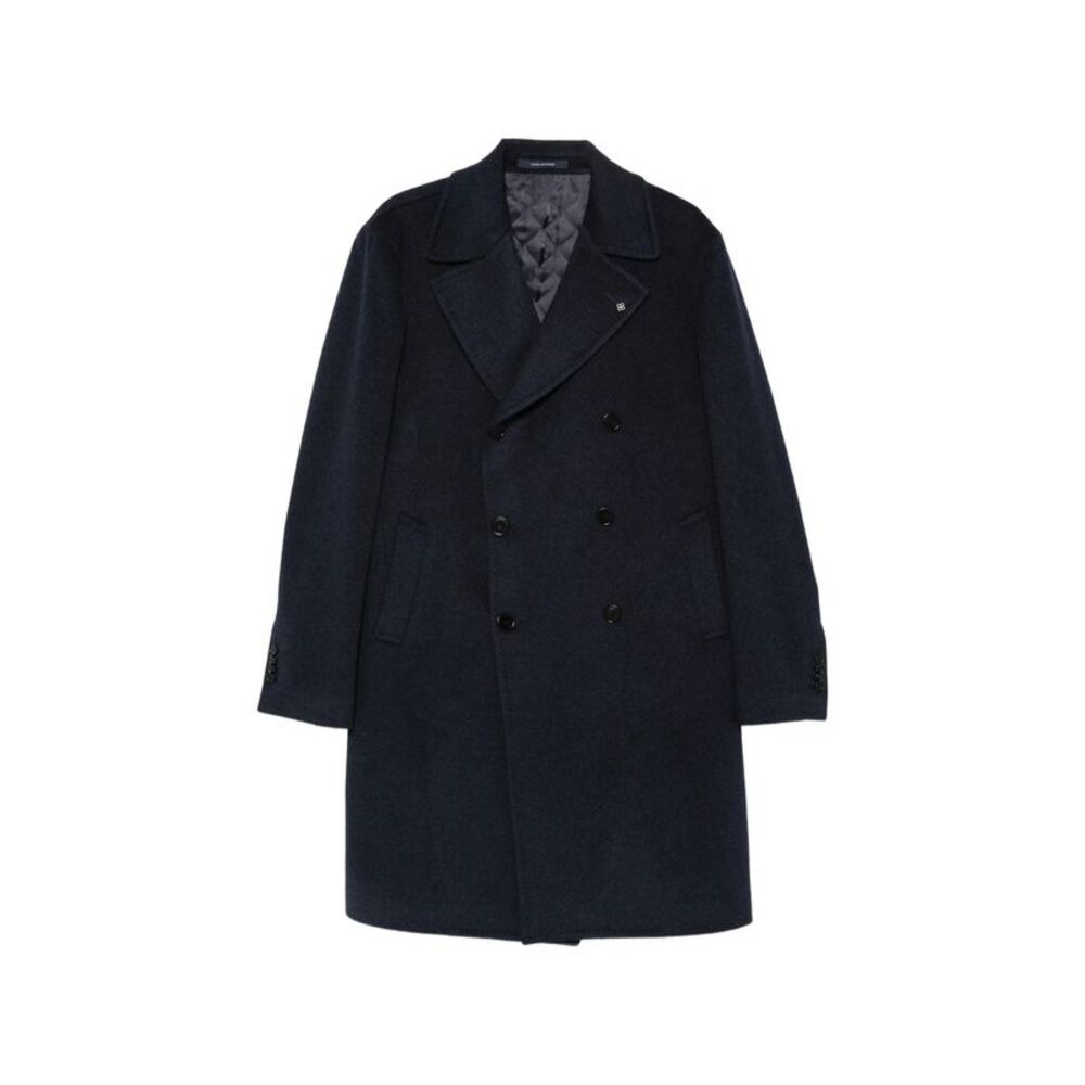 Tagliatore Blue Coats - Double Breasted Coats Men